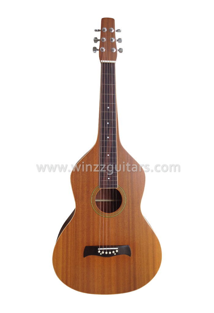 Hawaiian Extra deeper Chinese Weissenborn Guitar (AW660LD) Aileen Music
