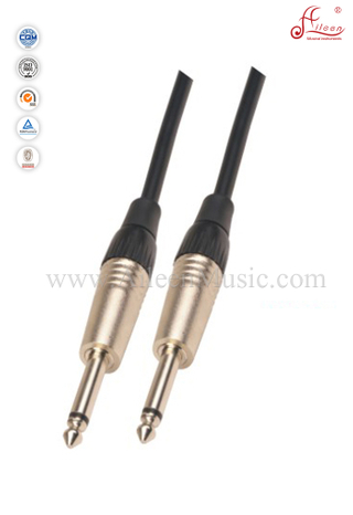 6mm Nickel Connector PVC Spiral Guitar Cable (AL-G027)
