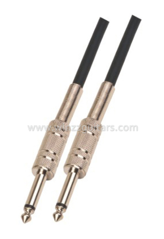 Nickel Connector PVC Black Guitar Cable Instrument Cables (AL-G024)