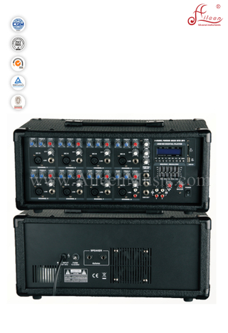 High Quality 2 x Band EQ PA 8 Channel Mobile Power Amplifier (APM-0815U)