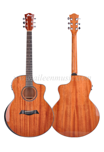 40 Inch Cutaway Solid Mahogany Top Glossy Solid Top Acoustic Guitar (AFMAA7C-J)