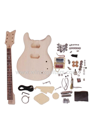 Double Cutaway DIY Electric Guitar Kits (EGR201A-W)