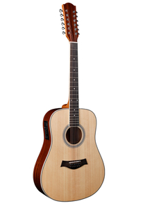 Solid Spruce 12 Strings Acoustic Guitar(AFM16CE‐12)
