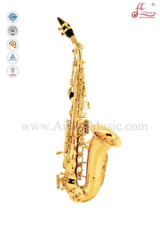 Professional Gold Laquer Chinese Soprano saxophone (SP3041G)