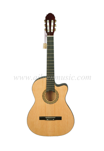 39 Inch Spruce Plywood Classic Cutaway Guitar (AC209CE)