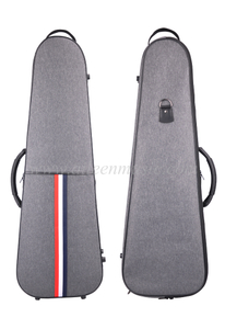 Grey OEM Wholesale 4/4-1/4 Quality Oxford Violin Case(CSV502B1)