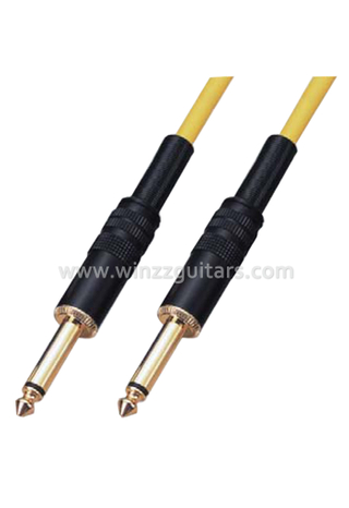 Black Braid 5mm Male-Male PVC Guitar Cable (AL-G019Y)
