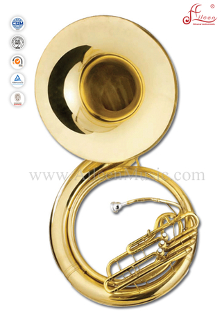 3 Valves Gold Lacquer Bb Key Sousaphone (SS9900)
