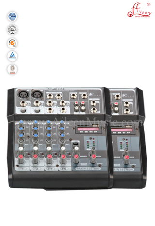 Professional Mono 8 Channles Mixer Digital Delay Mixing Console (AMS-F802)