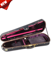 Deluxe Wooden Triangle Oxford Musical Instrument Violin Case (CSV1079A)